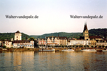 Boppard Ansicht von der rechten Rheinseite