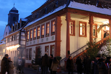 Historisches Rathaus in der Altstadt von Freinsheim.