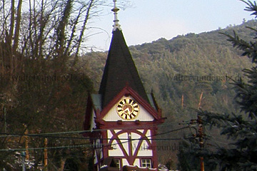 Kirchturm in Hardenburg bei Bad Dürkheim an der Weinstraße