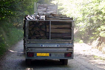 Holztransport von Nothweiler nach Frankreich