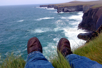 Aussicht an der Küste in Irland.