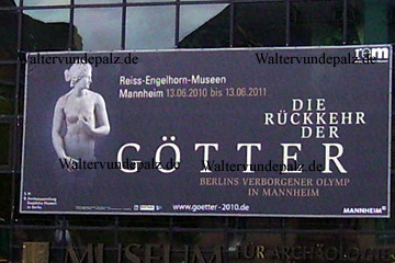 Ausstellung über Götter in den Reiss-Engelhorn-Museen in Mannheim in Deutschland, Bundesland Baden-Württemberg.