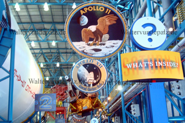 In einer Ausstellungshalle der NASA bei unseren USA Rundreisen.
