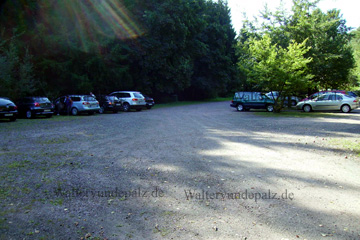 Waldparkplatz in Nothweiler