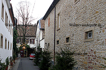 Zufahrt zum Deidesheimer Schloss in Deidesheim an der Weinstrasse